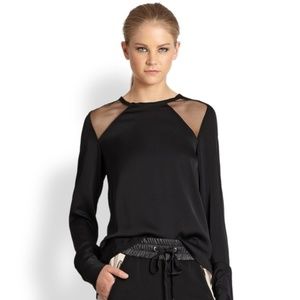 NEVER WORN - David Lerner Black Murray Blouse